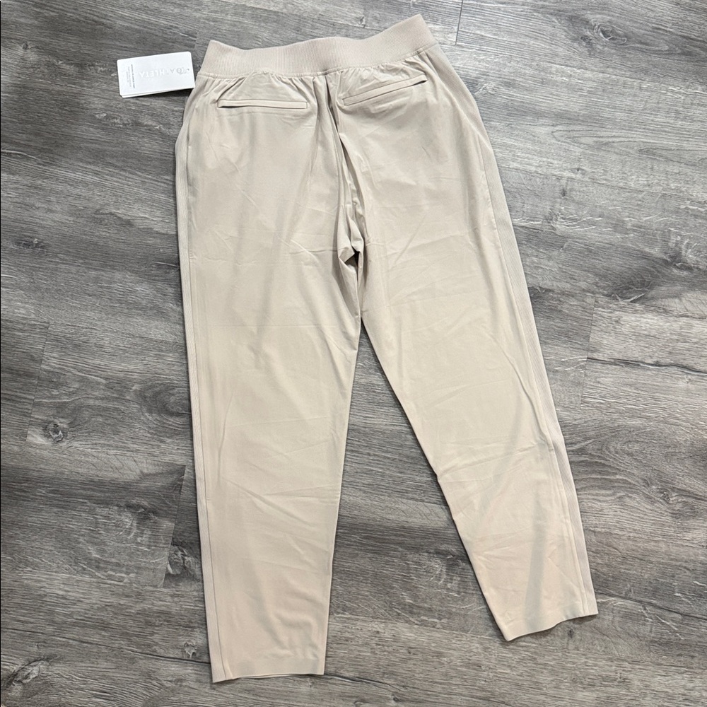 NWT Athleta Brooklyn Ankle Pant Light Tan / Ecru Size 10 - Picture 6 of 16